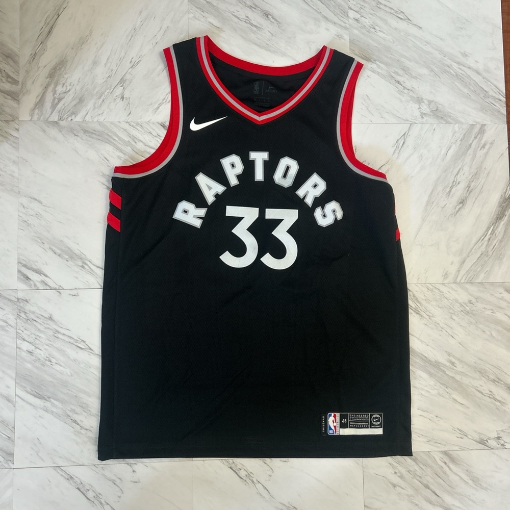 Official NBA Gasol Raptors Jersey